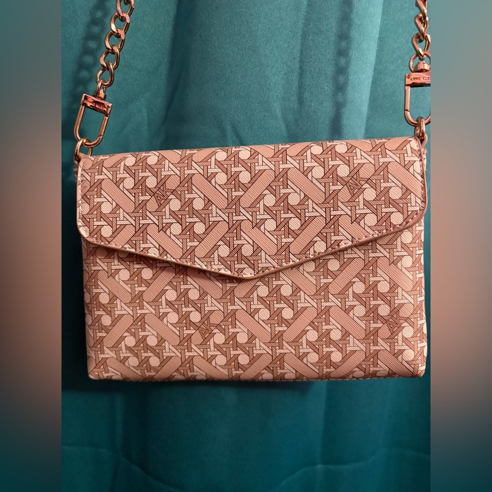Anne Klein Crossbody Bag with Chain Strap
